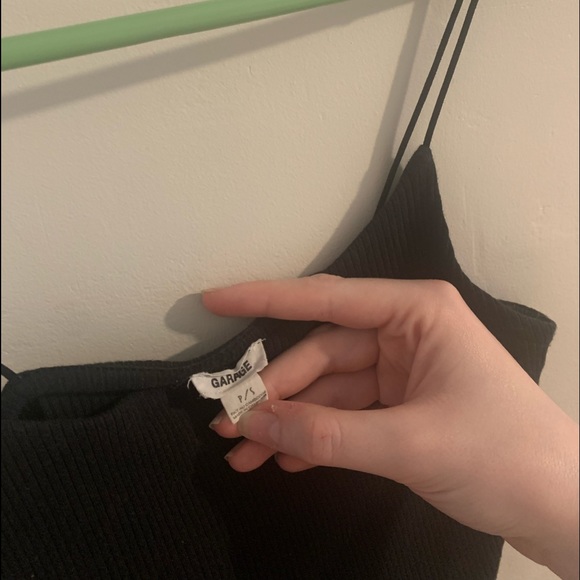 Garage Ribbed Bungee Cami Tank Top - Picture 3 of 3